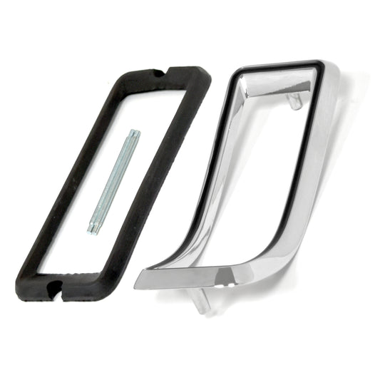 Chrome Tail Light Bezel | LH or RH | 1968 Ford Mustang