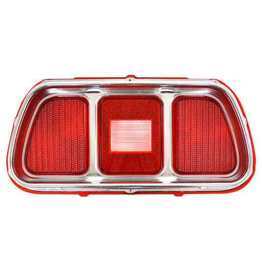 Tail Light Lens with Bezel | LH or RH | 1971-73 Ford Mustang