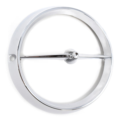 Chrome Fog Light Bezel | LH or RH | 1965-68 Ford Mustang
