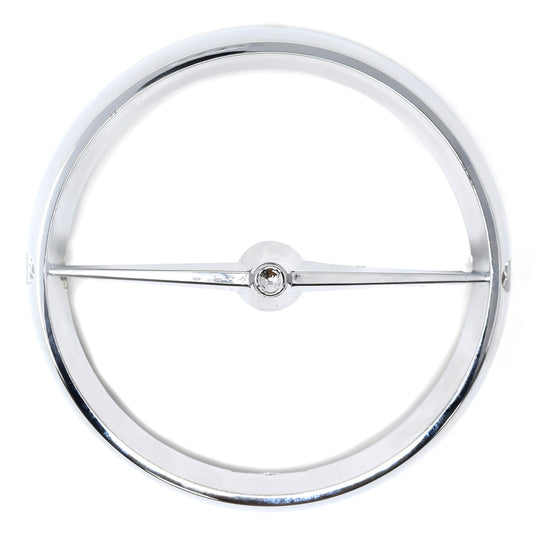Chrome Fog Light Bezel | LH or RH | 1965-68 Ford Mustang