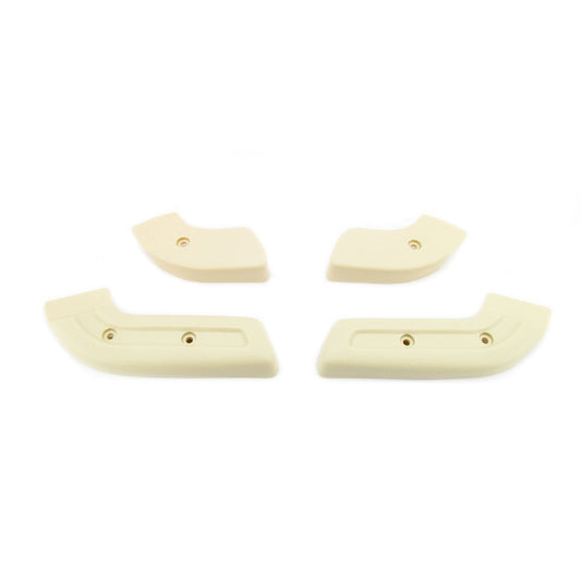 Front Seat Hinge Covers | Parchment | Does Two Seats | 1968-70 Ford Mustang