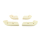 Front Seat Hinge Covers | Parchment | Does Two Seats | 1968-70 Ford Mustang