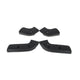 Front Seat Hinge Covers | Black | Does Two Seats | 1968-70 Ford Mustang