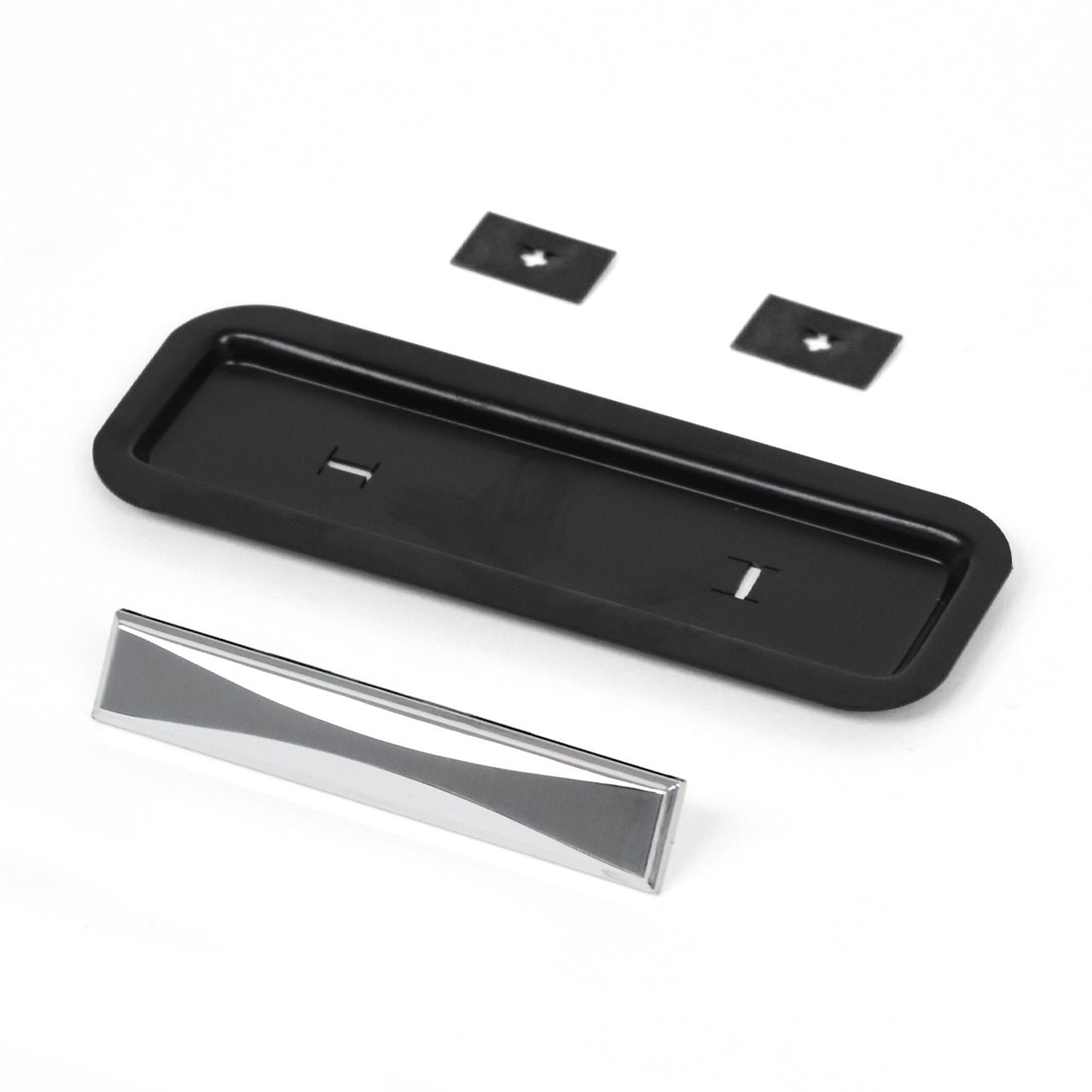 Seat Emblem Trim Set | Deluxe Interior | 4 piece | Does One Seat | 1967 Ford Mustang