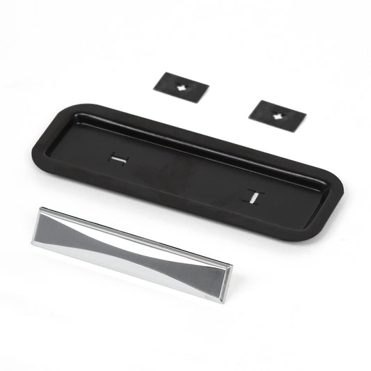 Seat Emblem Trim Set | Deluxe Interior | 4 piece | Does One Seat | 1967 Ford Mustang
