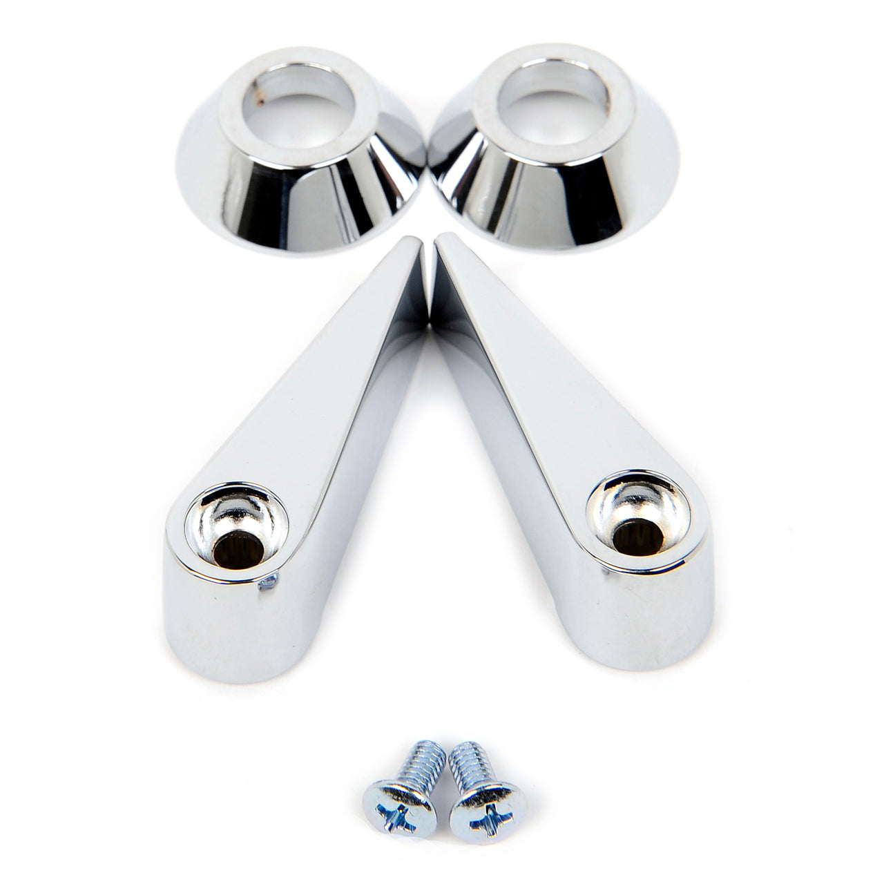 Front Seat Latch Handles Set | Raised Bezel | 1970 Ford Mustang