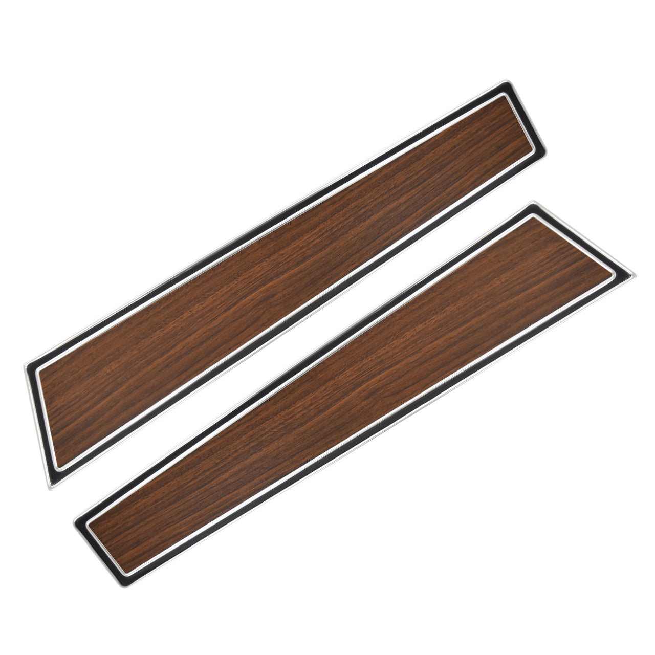 Door Panel Inserts | Woodgrain | Deluxe Interior | Pair | 1971-73 Ford Mustang