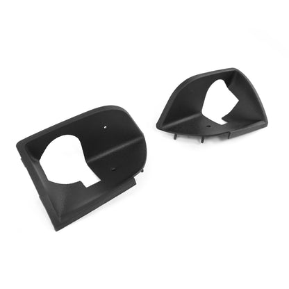 Door Handle Trim Cups | Black | Deluxe Interior | Pair | 1971-73 Ford Mustang