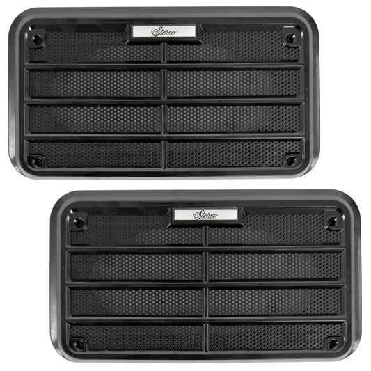 Door Speaker Grilles | OE Correct Metal Mesh | Pair | 1969-70 Ford Mustang