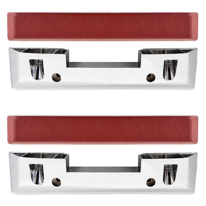 Arm Rest Pads + Bases | Medium Emberglow | Standard Interior | Pair | 1964-66 Ford Mustang