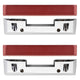 Arm Rest Pads + Bases | Medium Emberglow | Standard Interior | Pair | 1964-66 Ford Mustang