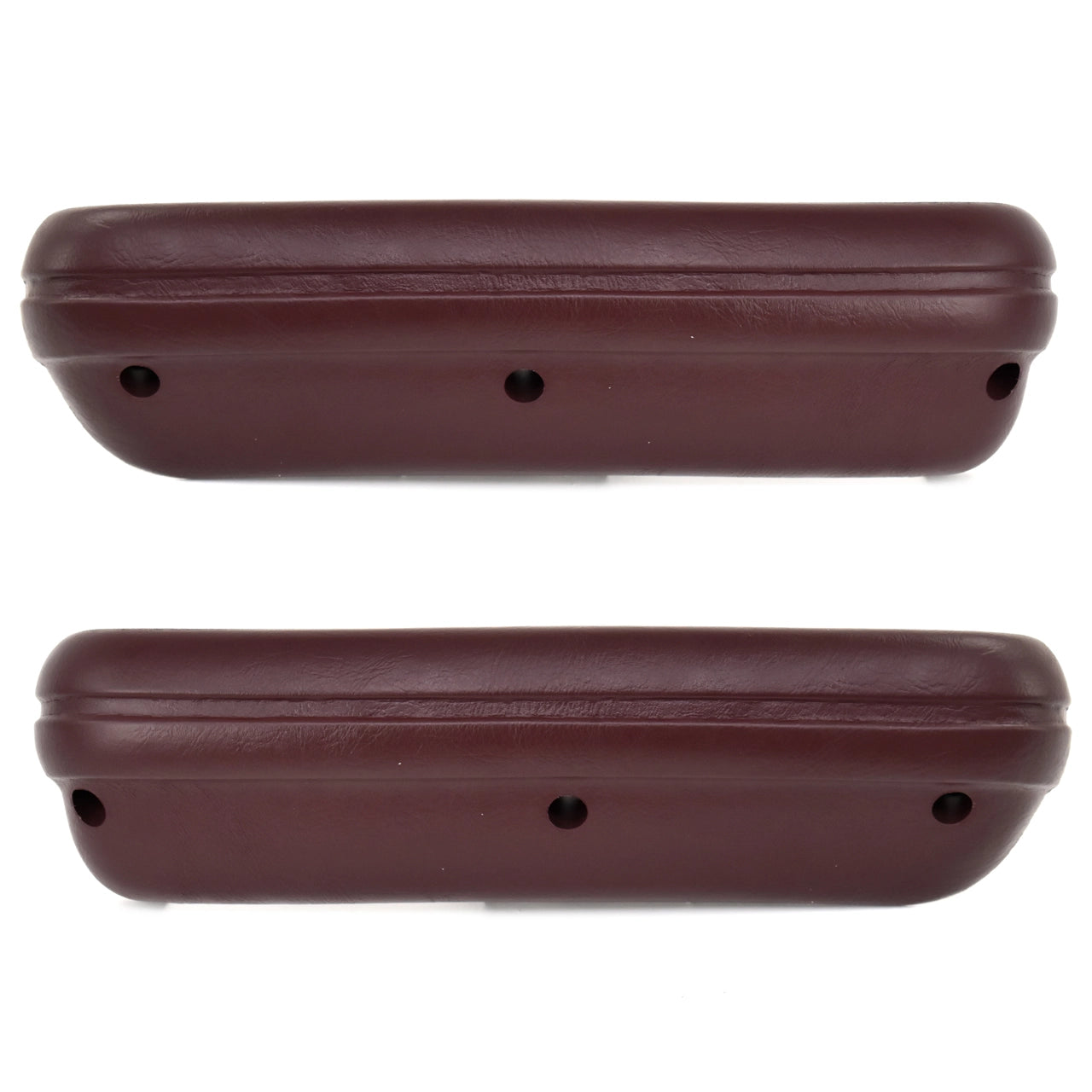 Arm Rest Pads | Dark Red Metallic | Standard Interior | Pair | 1969-70 Ford Mustang