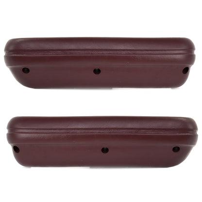 Arm Rest Pads | Dark Red Metallic | Standard Interior | Pair | 1969-70 Ford Mustang
