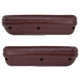 Arm Rest Pads | Dark Red Metallic | Standard Interior | Pair | 1969-70 Ford Mustang