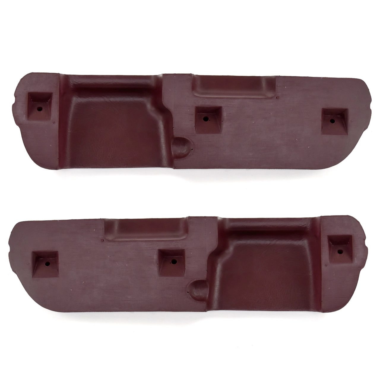 Arm Rest Pads | Dark Red Metallic | Standard Interior | Pair | 1969-70 Ford Mustang