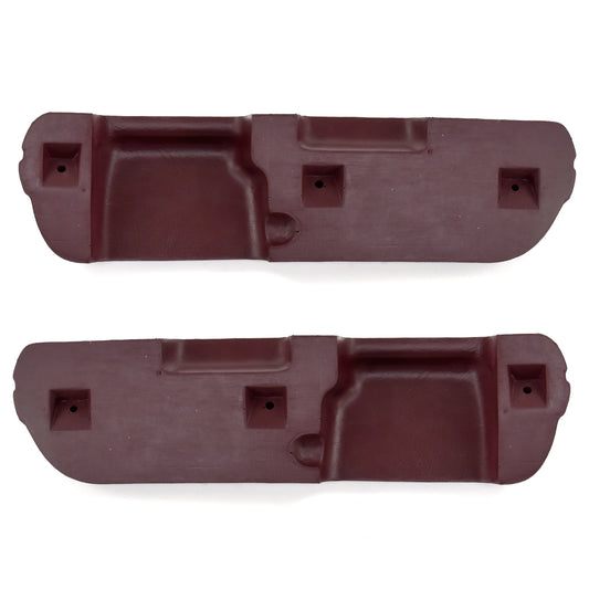 Arm Rest Pads | Dark Red Metallic | Standard Interior | Pair | 1969-70 Ford Mustang