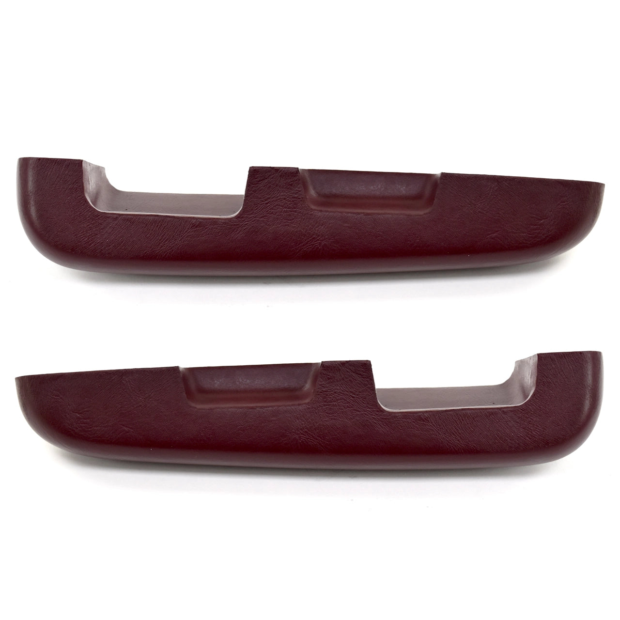 Arm Rest Pads | Dark Red Metallic | Standard Interior | Pair | 1969-70 Ford Mustang