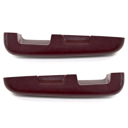 Arm Rest Pads | Dark Red Metallic | Standard Interior | Pair | 1969-70 Ford Mustang