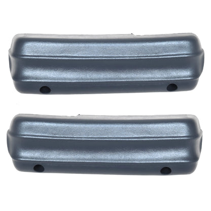 Arm Rest Pads | Medium Blue Metallic | 10-1/2" | Standard Interior | Pair | 1971-73 Ford Mustang
