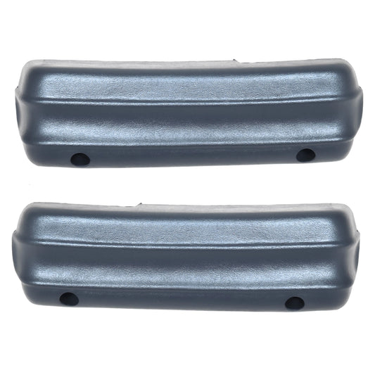 Arm Rest Pads | Medium Blue Metallic | 10-1/2" | Standard Interior | Pair | 1971-73 Ford Mustang
