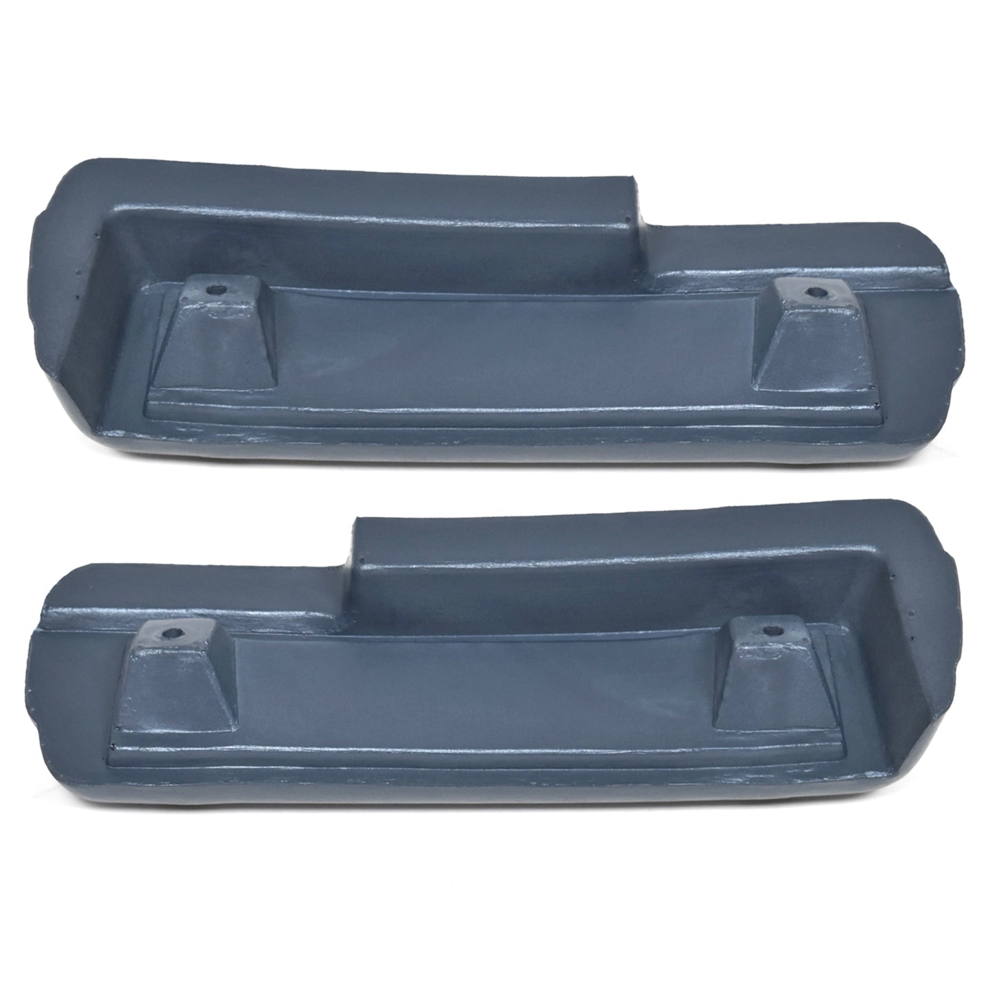 Arm Rest Pads | Medium Blue Metallic | 10-1/2" | Standard Interior | Pair | 1971-73 Ford Mustang
