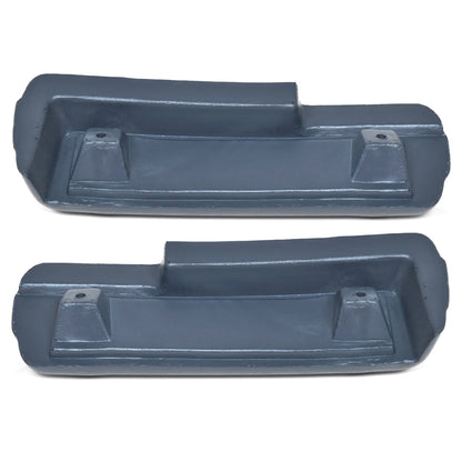 Arm Rest Pads | Medium Blue Metallic | 10-1/2" | Standard Interior | Pair | 1971-73 Ford Mustang