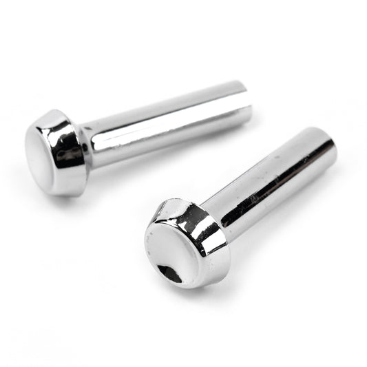 Chrome Door Lock Knobs | Pair | 1965-66 Ford Mustang