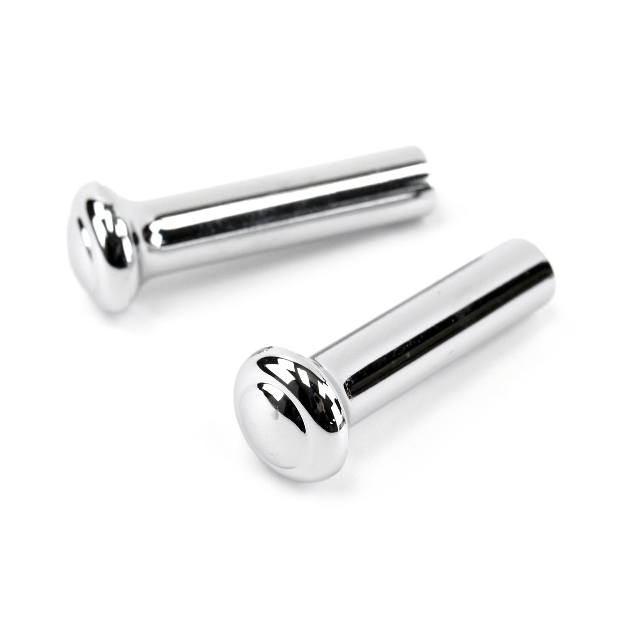 Chrome Door Lock Knobs | Pair | 1968-73 Ford Mustang