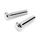 Chrome Door Lock Knobs | Pair | 1968-73 Ford Mustang