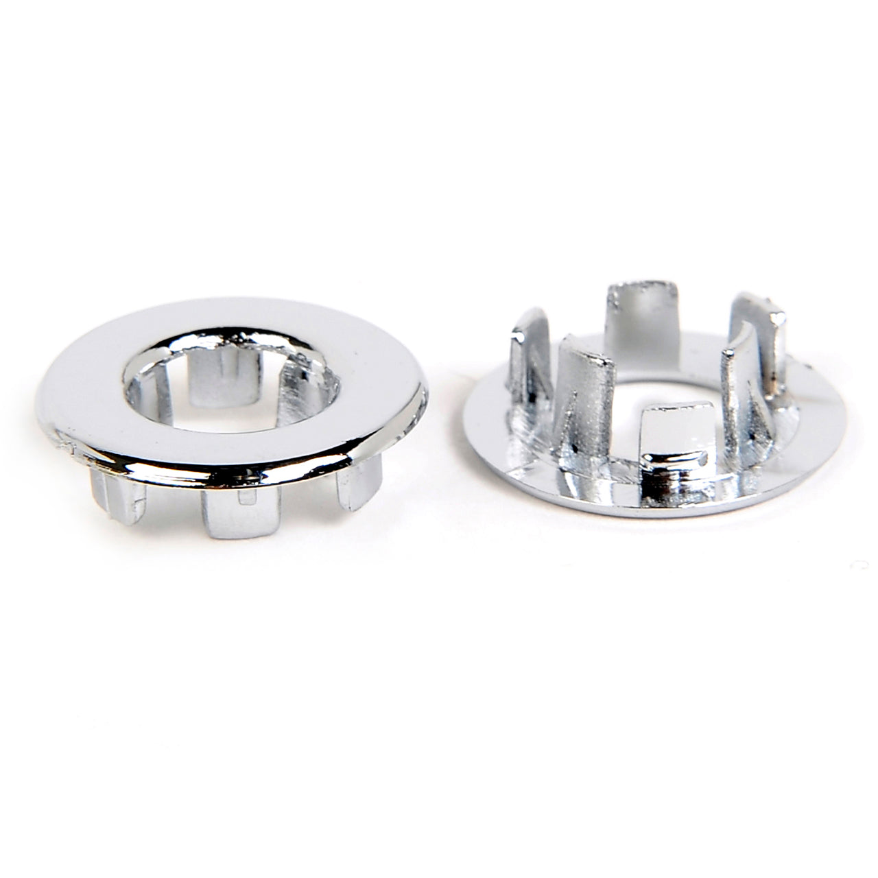 Chrome Door Lock Knob Grommets | Pair | 1965-68 Ford Mustang