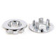Chrome Door Lock Knob Grommets | Pair | 1965-68 Ford Mustang