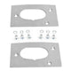 Door Latch Area Reinforcement Repair Kit | Both Doors | 1967-68 Ford Mustang