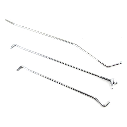 Door Lock Rods Set | 3 piece | LH or RH | 1967-68 Ford Mustang