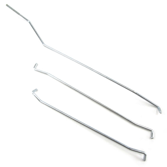 Door Lock Rods Set | 3 piece | LH or RH | 1971-73 Ford Mustang