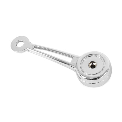 Chrome Door Window Handle | No Knob | Deluxe | 1969-72 Ford Mustang