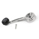 Chrome Door Window Handle | Black Knob | LH or RH | 1973 Ford Mustang