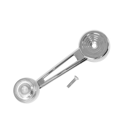 Chrome Door Window Handle | Clear Knob | LH or RH | 1973 Ford Mustang