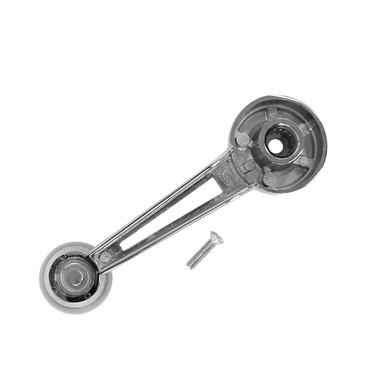 Chrome Door Window Handle | Clear Knob | LH or RH | 1973 Ford Mustang