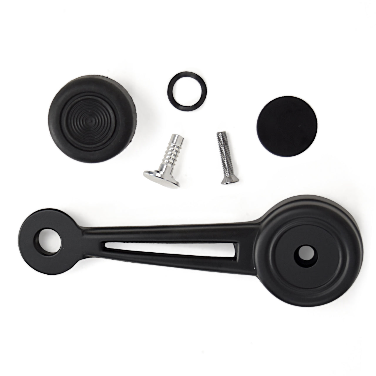 Black Door Window Handle | Black Knob | LH or RH | 1968-69 Ford Mustang