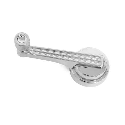 Chrome Quarter Window Handle with Knob | LH or RH | 1965-67 Ford Mustang