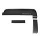 Dash Trim Set | Standard Black | Upper / Center / Lower | Non-AC | 1967-68 Ford Mustang