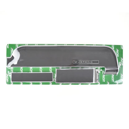 Dash Trim Set | Standard Black | Upper / Center / Lower | Non-AC | 1967-68 Ford Mustang