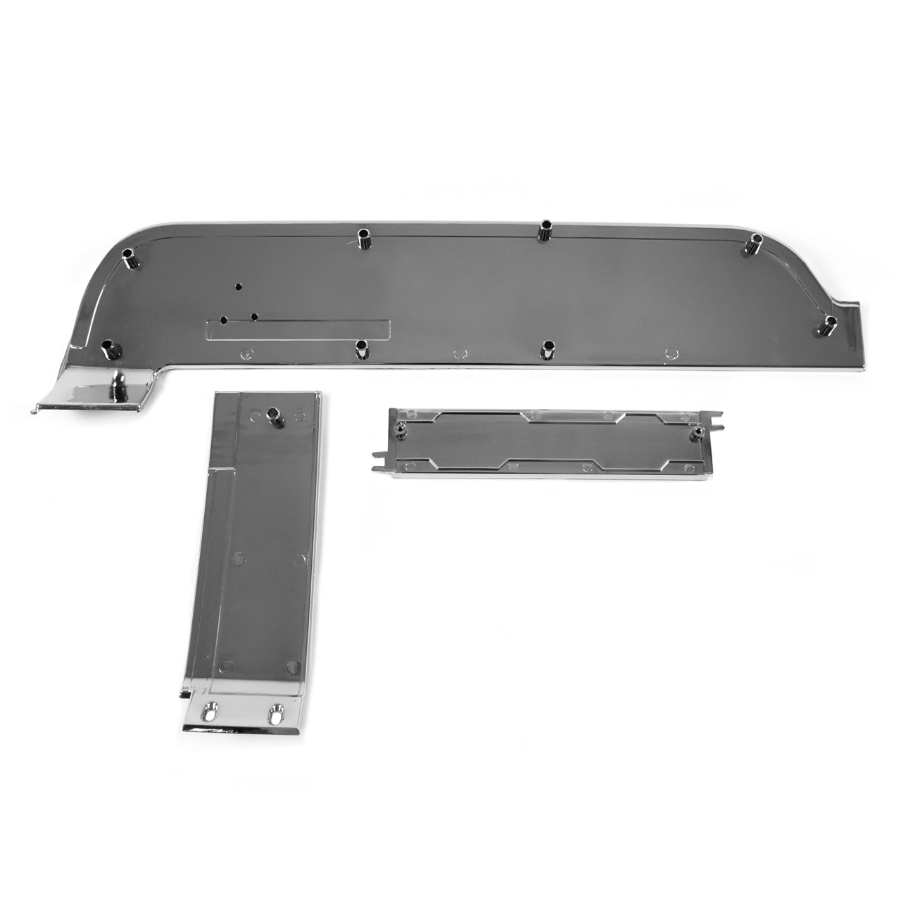 Dash Trim Set | Deluxe Aluminum | Upper / Center / Lower | Non-AC | 1967 Ford Mustang