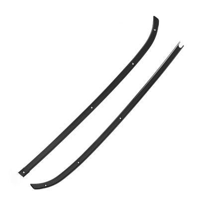 Dash Windshield Trim Moldings | Black | Pair | 1965-66 Ford Mustang