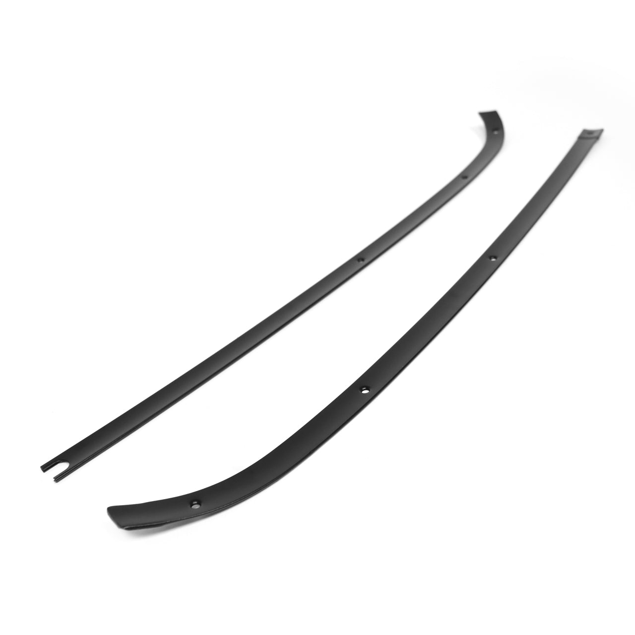 Dash Windshield Trim Moldings | Black | Pair | 1965-66 Ford Mustang