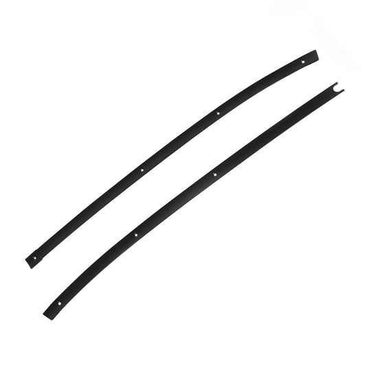 Dash Windshield Trim Moldings | Black | Pair | 1967-68 Ford Mustang