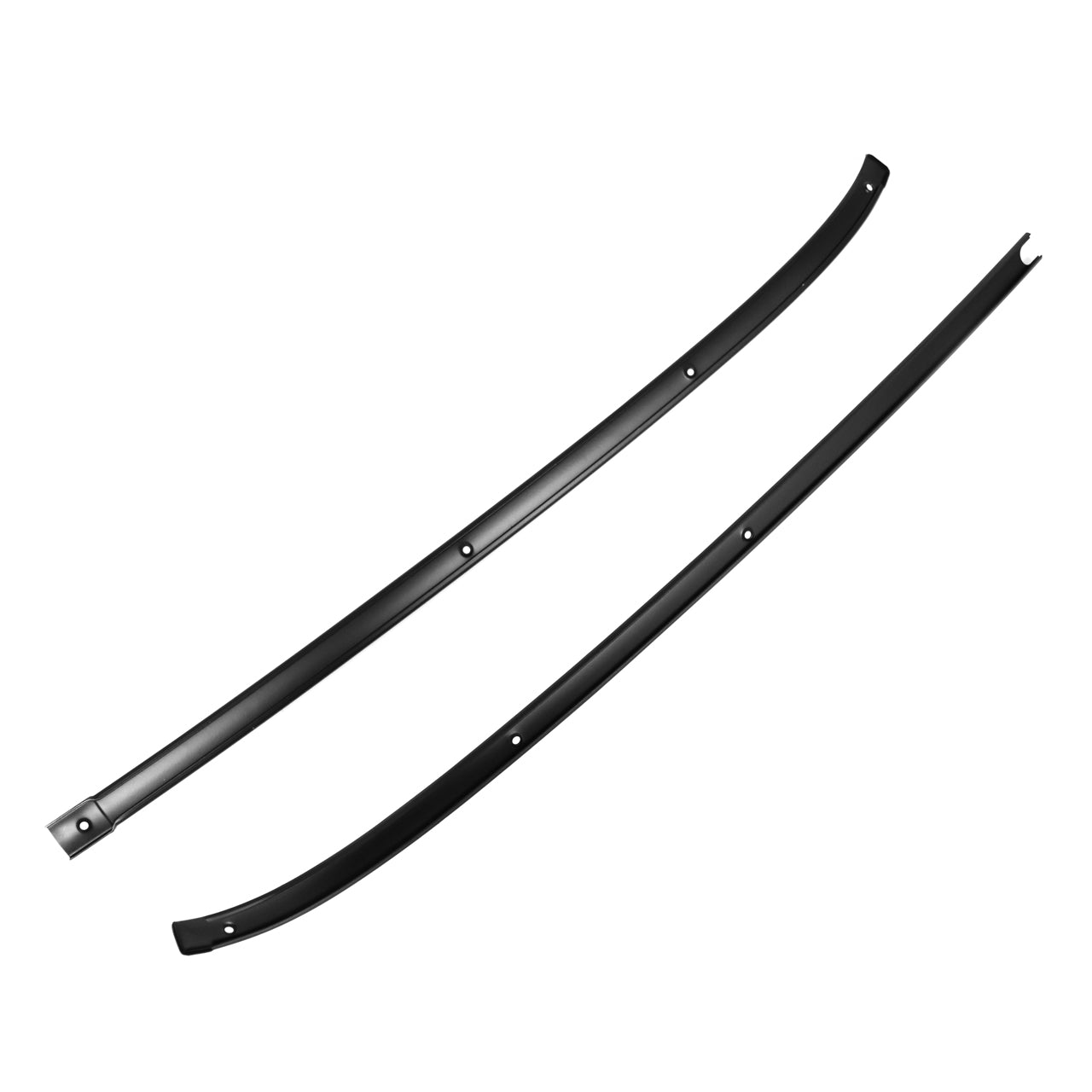Dash Windshield Trim Moldings | Black | Pair | 1967-68 Ford Mustang