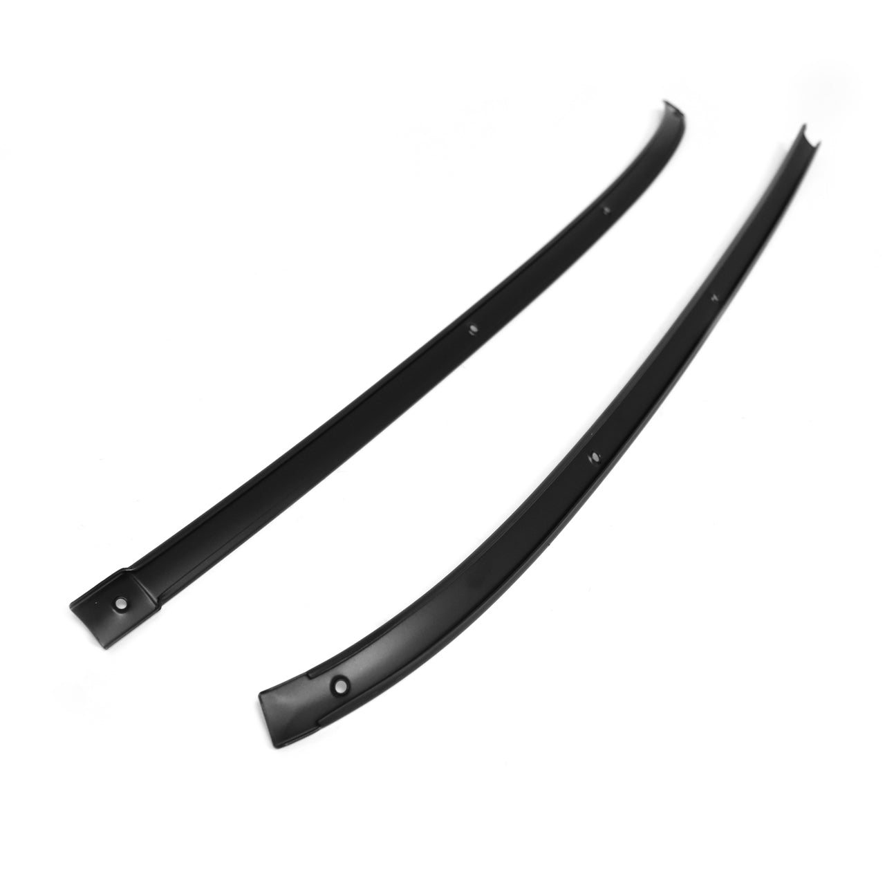Dash Windshield Trim Moldings | Black | Pair | 1967-68 Ford Mustang