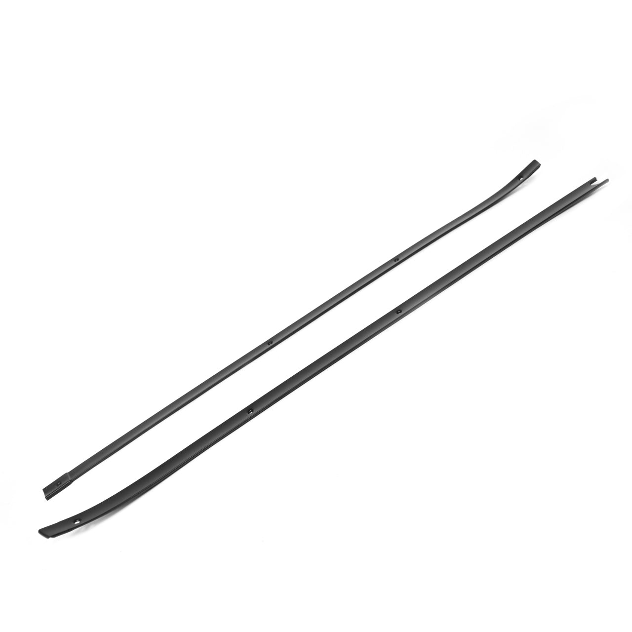 Dash Windshield Trim Moldings | Black | Pair | 1967-68 Ford Mustang