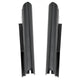 Dash Lower Outer Trim Moldings | Black | Pair | 1969-70 Ford Mustang